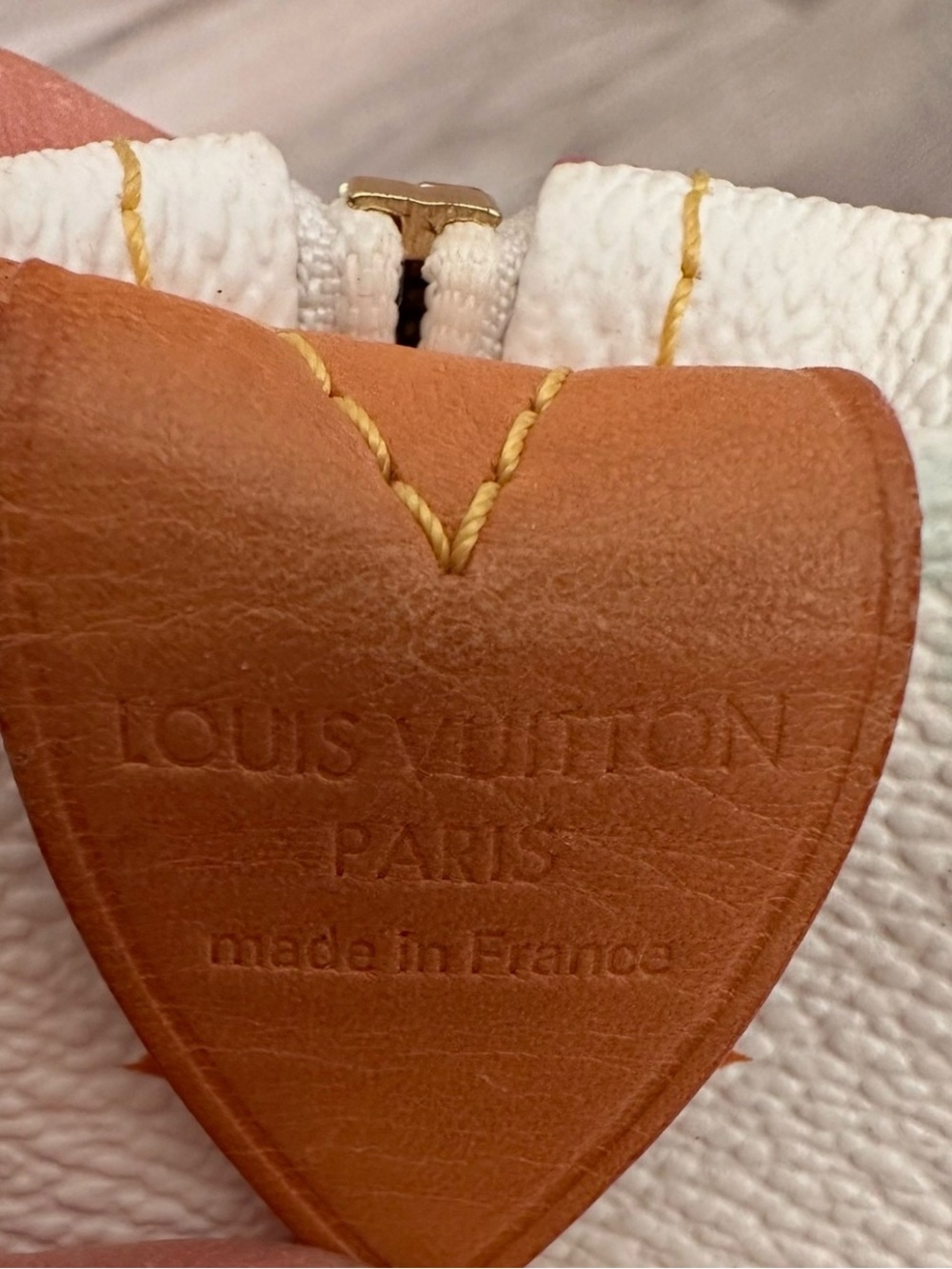 Louis Vuitton White Multicolor Murakami Monogram  with Tan Trim, Authentic LV. - Picture 10 of 12